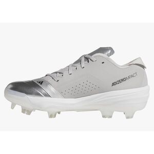 Adidas Mens Adizero Impact TPU Silver Speed Baseball Size 14